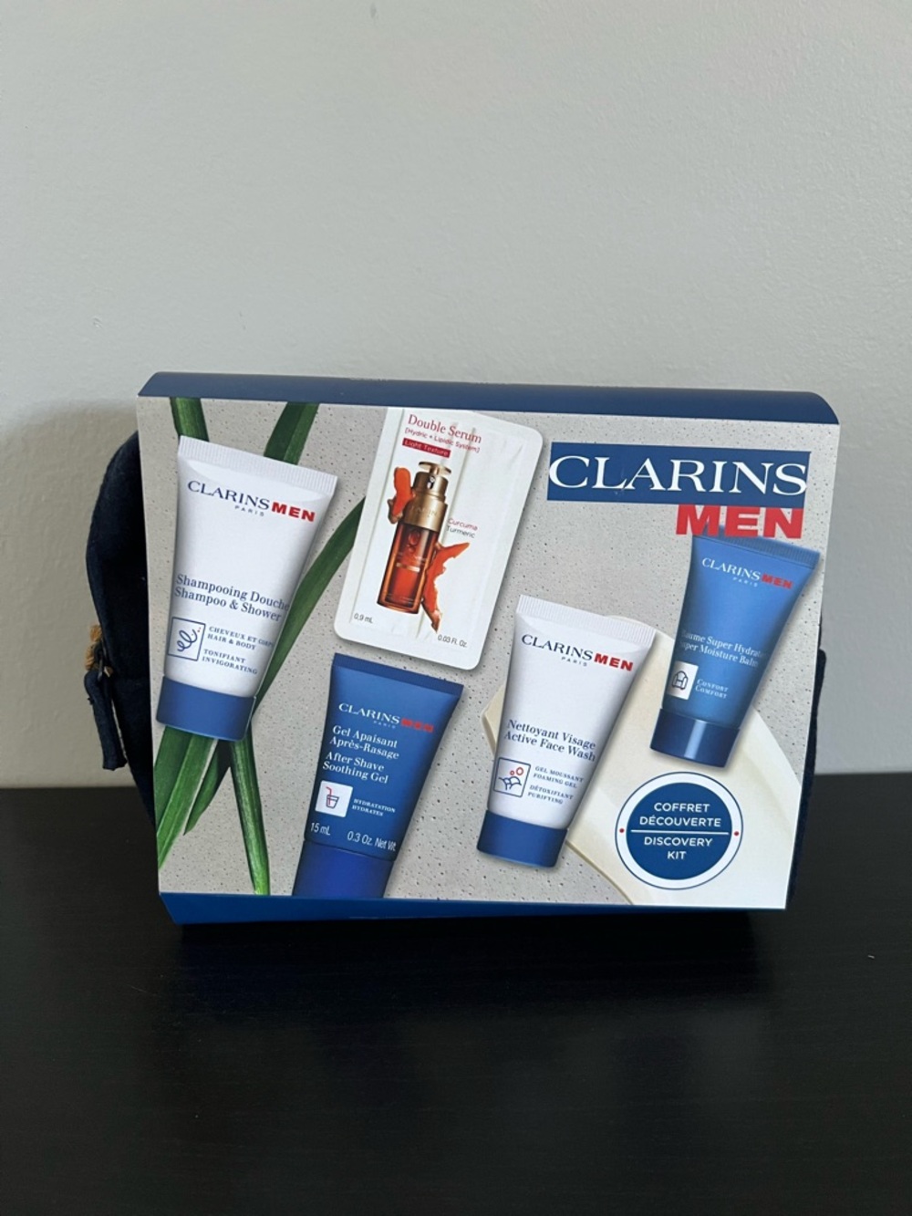 NWT Clarins Men Grooming Discovery Travel Set - Picture 2 of 4